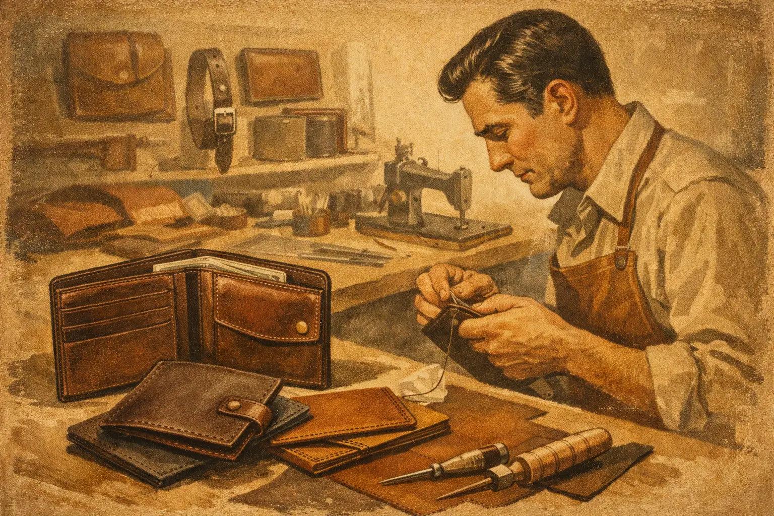 What a Custom Leather Wallet Maker Should Build