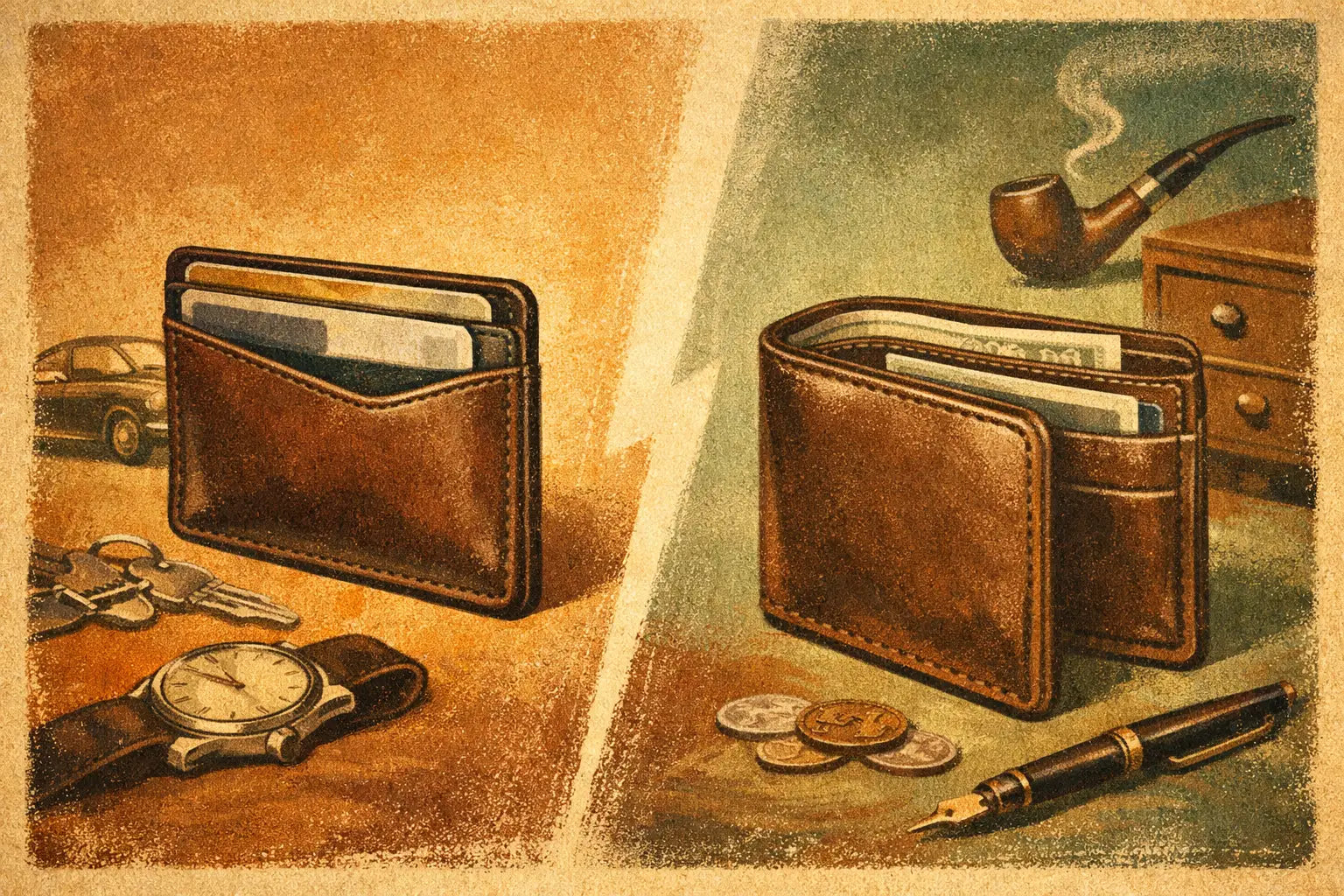 Card Holder vs Bifold Wallet: Which Fits?