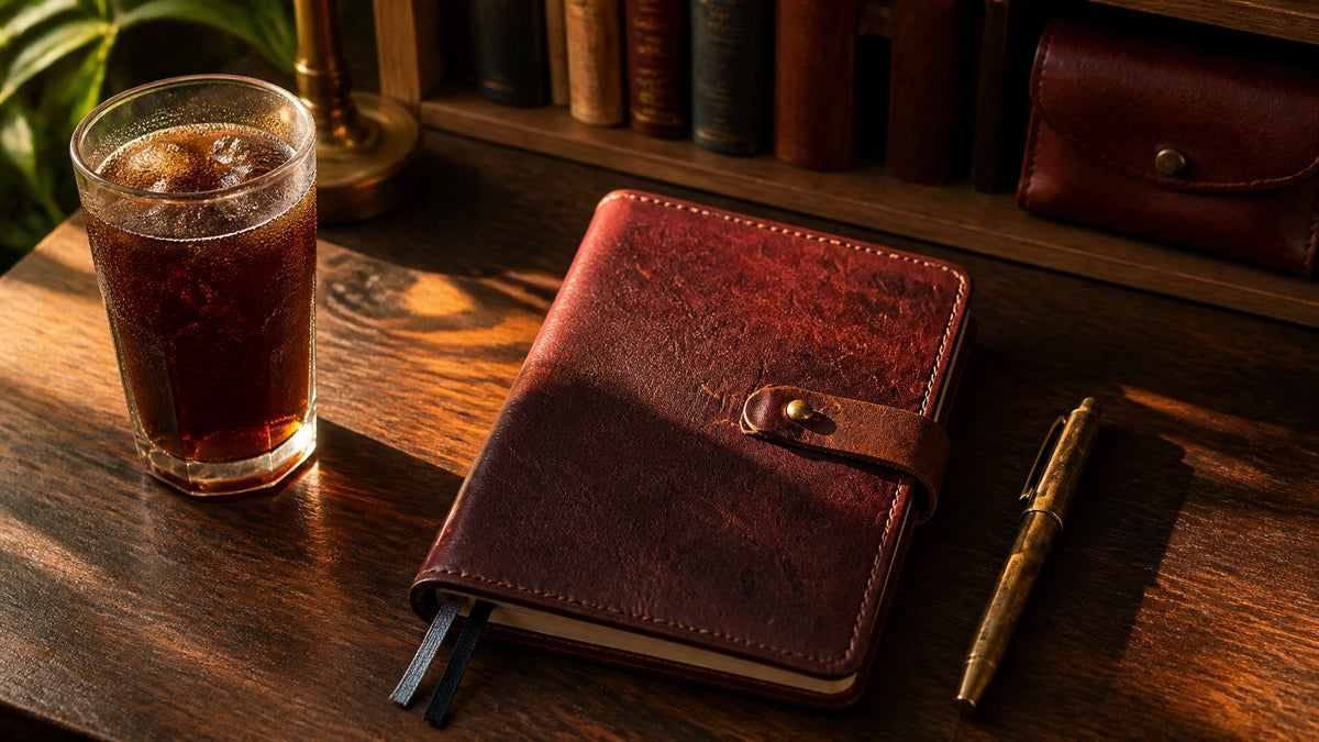 The Chronicler’s Cover in a rustic setting