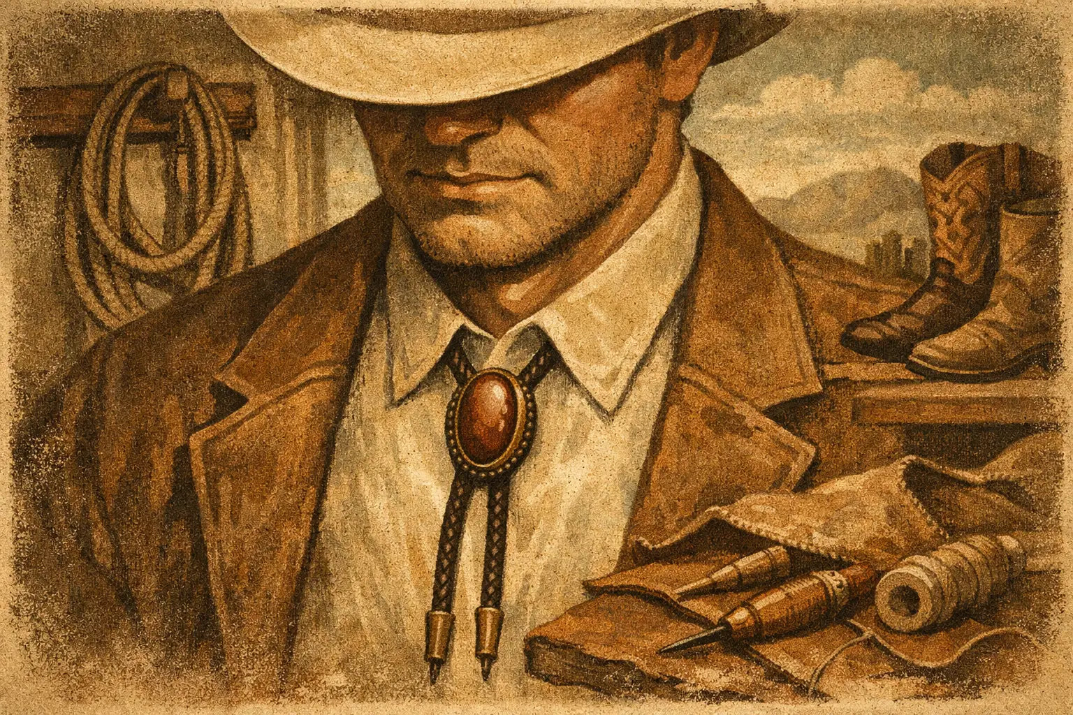 Why a Handmade Leather Bolo Tie Stands Out