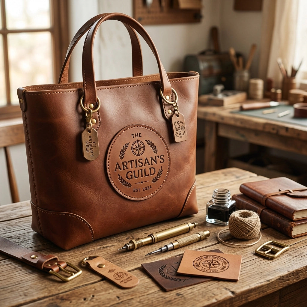 [HERO] Make Your Mark: Custom Laser-Engraved Leather for Your Brand