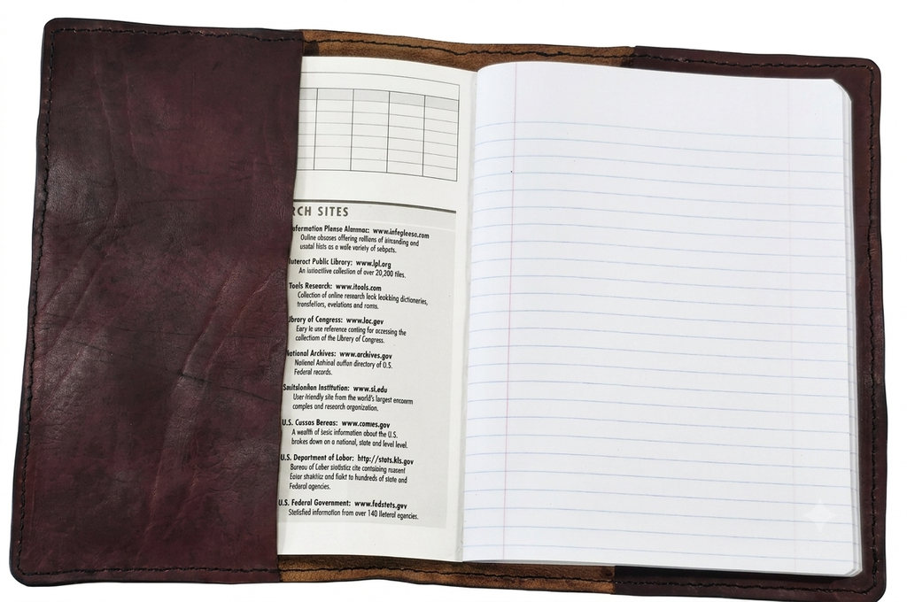Large Leather Journal Cover